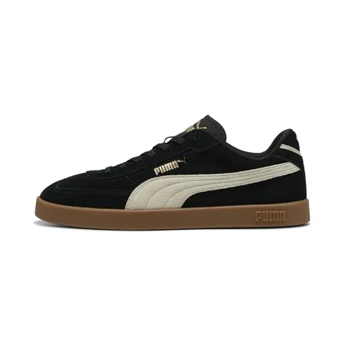PUMA Unisex Club II Era Suede Sneaker - Stilvolles Design in Schwarz, 48.5 EU - Herren-Sneaker mit regulärer Breite, Schnürung und bequemer Gummilaufsohle für optimalen Tragekomfort und einen lässigen Look.