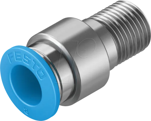 FESTO 153015 - Steckverschraubung, gerade, mit Innensechskant, R1/8 <> Ø 8 mm