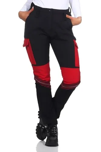 Rock Creek Damen Softshellhose - Wasserdichte Wanderhose in Rot - Entdecke die Rock Creek Damen Softshellhose, ideal für Outdoor-Abenteuer. Atmungsaktiv und bewegungsfreundlich, bietet sie praktischen Stauraum mit Cargotaschen und ist perfekt für stilvolle Wanderungen.
