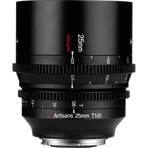 7Artisans Vision 25mm T1.05 Micro Four Thirds - Objektive mit hoher Lichtstärke T1.05 für kreative Fotografie und beeindruckende Low-Light-Leistung.