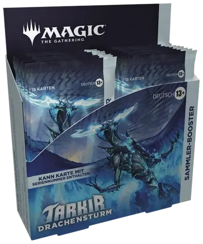 Magic: The Gathering - Tarkir: Drachensturm Sammler Display (deutsch) - TCG OVP Displays, einzigartiges Sammler-Display mit exklusiven Karten für leidenschaftliche Magic-Fans
