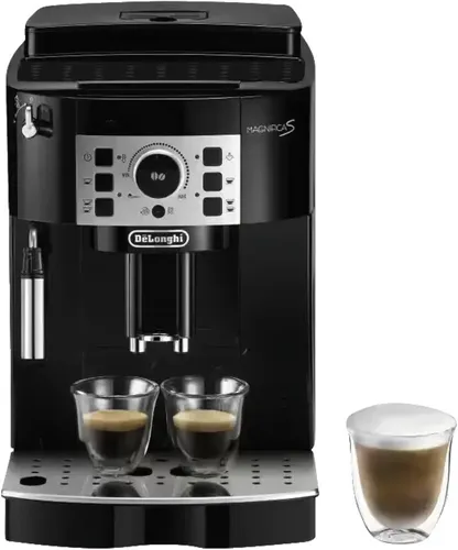 Magnifica S ECAM20.116.B Kaffeevollautomat - 15 bar Druck, 250 g Bohnenkapazität und AutoClean für perfekten Kaffeegenuss in Schwarz
