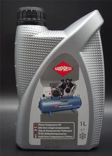 Airpress Kolbenkompressoröl 1 Liter ISO VG 100 - Hochwertiges Kolbenverdichteröl für optimale Schmierung und Langlebigkeit von Kompressoren, ideal für Farbsprühsysteme.