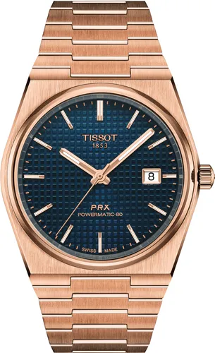 Tissot PRX Powermatic 80 Herrenarmbanduhr 40mm - Elegante Herrenarmbanduhr mit Retro-Design, Automatikwerk und Saphirglas. Ideal für stilbewusste Männer, die Qualität und Funktionalität schätzen.