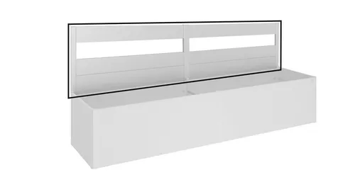 Biohort Sichtschutz Hochbeet 91 cm x 398,3 cm Silber-Metallic - Zubehör für Hochbeete: Bietet effektiven Blick- und Windschutz mit stilvollem Design, perfekt für Gartenliebhaber.