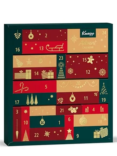 Kneipp Kosmetik-Adventskalender 2024 - 24-tlg mit ausgewählten Pflege- und Reinigungsprodukten, perfekte Geschenkidee für die Adventszeit
