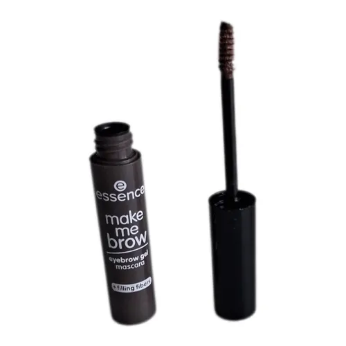essence cosmetics make me BROW eyebrow gel mascara, Augenbrauen, mit Füllfasern,