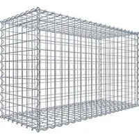 Gabiona Gabionenkorb 60x100x40 cm mit 5x5 cm Maschen - Robuster Gabionenkorb aus verzinktem Drahtgitter für eine einfache Montage. Ideal für kreative Garten- und Landschaftsgestaltung. Lieferung inklusive aller benötigten Materialien.