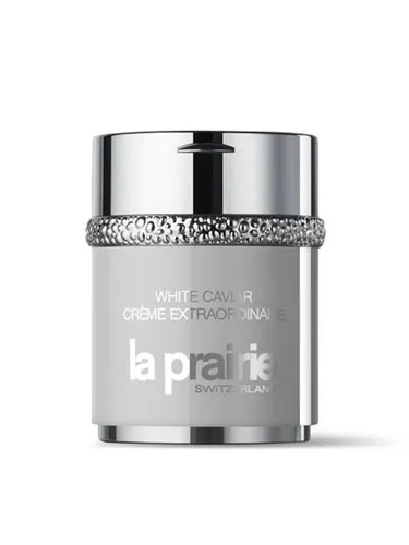 La Prairie White Caviar Creme Extraordinaire 60ml - Tagespflege für Frauen, die die Haut aufhellt und strahlen lässt – luxuriöse Creme mit 60ml Inhalt für ein ebenmäßiges Hautbild.