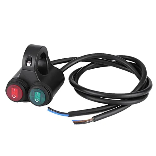 Motorrad Lenker Schalter, 22mm 4 Arten Universal Motorrad Lenker Scheinwerfer Bremse Nebelscheinwerfer Horn Dual Control Knopfschalter(D)