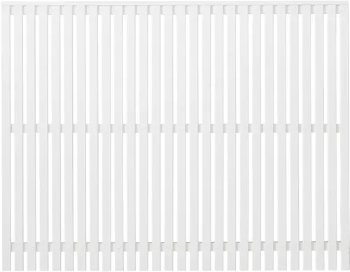 Plus Zaun Sendai 180x140 cm RAL 9010 Weiß - Gartenzäune, stilvoller Sichtschutz in elegantem Weiß, ideal für moderne Gärten und Terrassen.