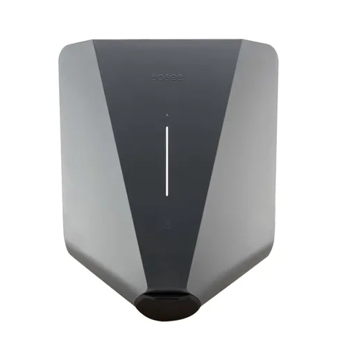 Easee Charge Up 22 kW - Wallbox mit Typ 2 Steckdose - Wallbox für schnelles Laden, dynamischer Lastausgleich mit Easee Equalizer und steuerbar über Wi-Fi oder 4G.