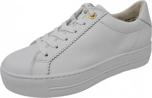 Paul Green Sneaker weiß 39,5 EU - Eleganter Sneaker in Weiß mit runder Kappe und Schnürverschluss. Ideal für stilvolle Freizeitlooks und höchsten Tragekomfort.