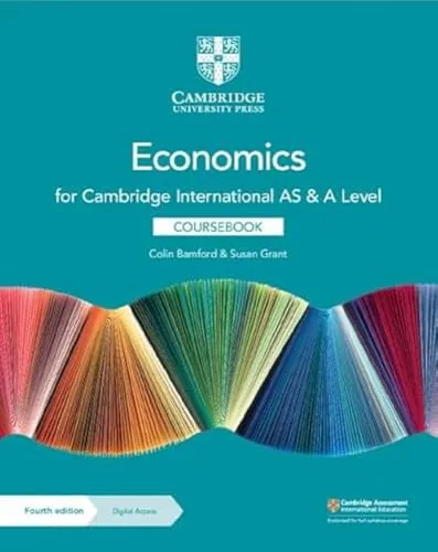 Cambridge International as & A Level Economics Coursebook mit Digitalzugang - Fachbuch für Cambridge International Examinations, bietet 2 Jahre digitalen Zugang für interaktives Lernen und umfassende Vorbereitung.