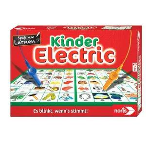 Noris 606013702 Kinder Electric - Lernspiel-Klassiker für 4 Jahre und älter, fördert spielerisch die Zuordnung von Bildern und macht Lernen zum Vergnügen