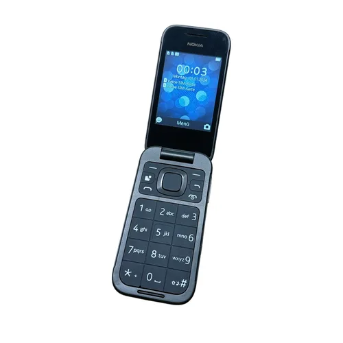 Nokia Classic 2660 Handy Schwarz - Handy ohne Vertrag, funktionales Klapphandy mit Dual-SIM, ideal für den geschäftlichen Einsatz und zeitloses Design.
