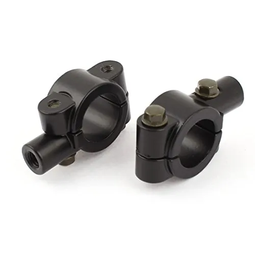 sourcing map 2 Stück 8 mm Motorrad Lenker Halterung Halter Klemme, Aluminium de