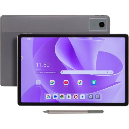 Lenovo Idea Tab Plus 12.1" - Hochauflösendes Tablet in Grau - Erleben Sie brillante Farben und flüssige Bewegungen auf dem 12,1" 2,5K-Display. Mit nur 6,29 mm Dicke und 530 g Gewicht ist es der perfekte Begleiter für unterwegs.