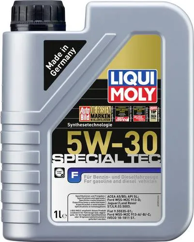 Liqui Moly Motoröl Special Tec F 5W-30 3852 - Hochleistungs-Motoröl für Benzin- und Dieselmotoren, sorgt für optimalen Schutz und hohe Leistung selbst unter extremen Bedingungen.
