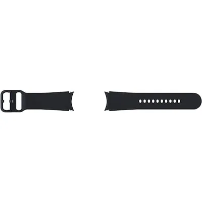 Samsung Galaxy Watch4 Sport Band 24,4 mm (Schwarz) - Hochwertiges Sport Band (20 mm, S/M) ET-SFR86 für die Galaxy Watch4-Serie, ideal für aktiven Lebensstil und perfekten Sitz.