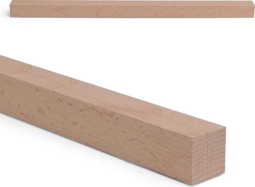 Holzleiste - Buche gehobelt - 20 x 20 x 400 mm