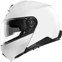 SCHUBERTH C5 Klapphelm weiß, 61 - Motorradhelm mit innovativer Aerodynamik, ideal für Touren- und Sportfahrer. Ausgestattet mit integriertem Kommunikationssystem SC2 und optimalem Komfort dank nahtloser Innenausstattung.