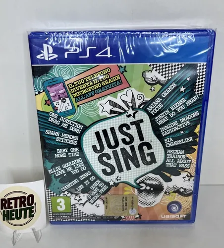 Playstation 4 PS4 Just Sing - NEU & OVP - Musik & Tanz Spiel für die PS4, fördert den Spaß am Singen und Tanzen, ideal für Partys und Familienabende.