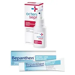 Bepanthen Wund und Heilsalbe & Octenisept Set 1 Sparset