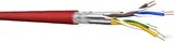 Draka Patchkabel, Kat.7, Tr.1000 S/FTP AWG27 PUR rot UC900 SS27 4P PUR