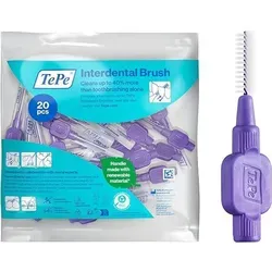 TePe Interdentalbürsten Original - ISO-Größe 6, 20 Stk. - Handzahnbürsten für optimale Mundhygiene, ideal zur gründlichen Reinigung der Zahnzwischenräume und zur Vorbeugung von Zahnfleischerkrankungen.