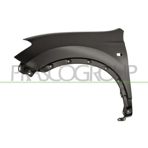 Kotflügel Prasco DS7113014 für Nissan - Vorne Links - Seitenwände & Kotflügel Hinten, präzise mechanisch bearbeitet mit Loch für Blinkleuchte, ideal für eine passgenaue Montage.