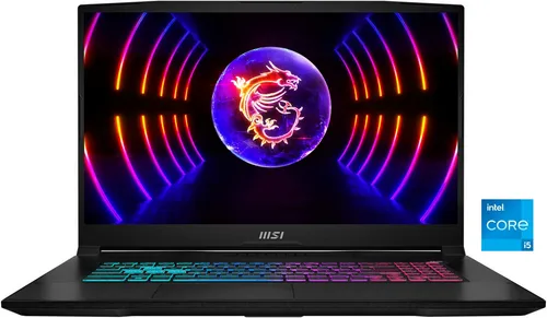 MSI Katana 17 B13VEK-1298 Gaming-Notebook - Gaming-Laptop mit 17,3 Zoll Full HD Display und 144 Hz Bildwiederholrate, ausgestattet mit Intel Core i5 und GeForce RTX 4050 für flüssiges Gaming-Erlebnis.