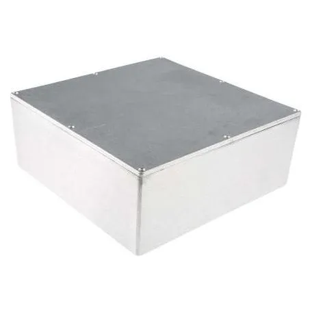 RS PRO Gehäuse Aluminium 250x250x100mm (Gehäuse) (5173428)