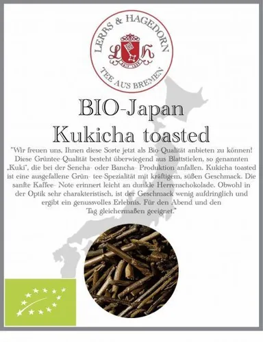 Grüner Tee Bio Japan Kukicha toasted 1 kg