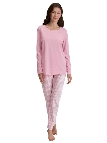 CALIDA Cotton Special Pyjama für Damen - Schlafanzüge für Damen, aus 100% Baumwolle, weich und hautfreundlich, ideal für angenehme Nächte.