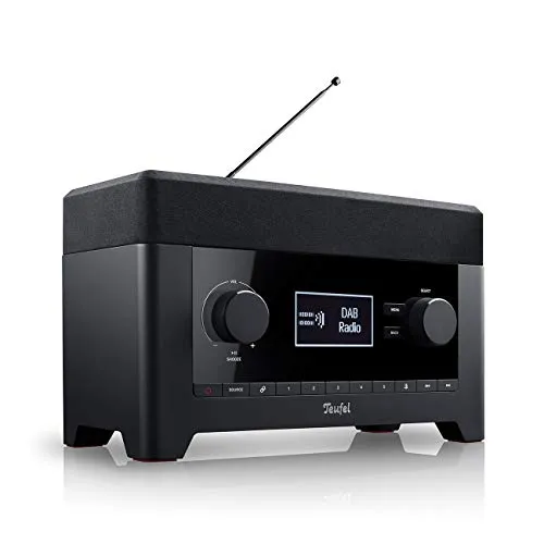 Teufel Bluetooth Digitalradio 3sixty - Kompaktes Digitalradio mit 360-Grad-Sound, DAB+, FM und Internet-Radio. Erlebe besten Klang und Zugriff auf alle Musik der Welt – ideal für jeden Raum!