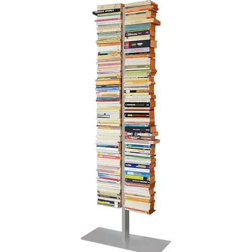 Radius Design Booksbaum Standregal Big, double silber - Regale: Der innovative Booksbaum von Radius Design präsentiert Bücher schwebend und sorgt für einen einzigartigen Blickfang in jedem Raum.