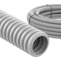 ViD Flexibles Leerrohr M32 - 25 Meter, lichtgrau - Flexibles Leerrohr M32 für die Elektroinstallation, ideal für die Wand- und Deckenmontage von Elektrokabeln. Mit 320N Druckfestigkeit und Temperaturbeständigkeit von -5°C bis +60°C.
