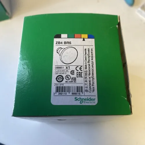 Schneider Electric Frontelement, gelb ZB4BR5 Pilztaster Frontelement,