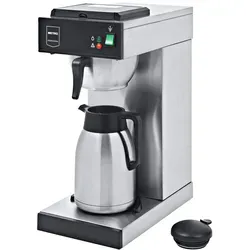 METRO Professional Filterkaffeemaschine GCT2001, Edelstahl - Kaffeemaschinen für Gastronomie, inklusive doppelwandiger Isolierkanne und 2000 W Leistung für schnelles Brühen in nur 7-8 Minuten.