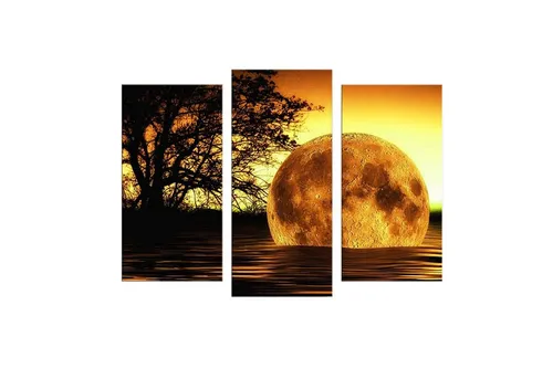 Wallity Leinwandbild 100% SUEDE CANVAS, 20 x 39 cm (2 Pieces) D4281, (3 St)