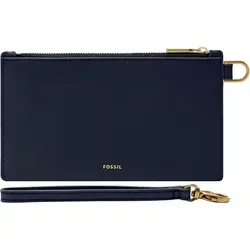 FOSSIL Handgelenktasche Utensilientasche Gift Wristlet Insignia Blue dunkelblau - Dunkelblau