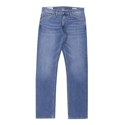 Gant Regular-fit-Jeans REGULAR GANT JEANS blau 34 - Jeans in MID BLUE WORN IN, aus elastischem Denim für optimalen Tragekomfort. Ideal für lässige Looks, reguläre Passform und praktische Taschen bieten Funktionalität.