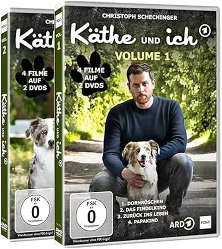 Käthe und ich - Die komplette 1. DVD Staffel - ARD Arzt- und Hunde-Serie mit 8 Spielfilm-Folgen auf 4 DVDs, ideal für Serienliebhaber und Familien, freigegeben ohne Altersbeschränkung.