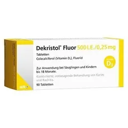 Dekristol Fluor 500 I.e./0.25mg 90 ST