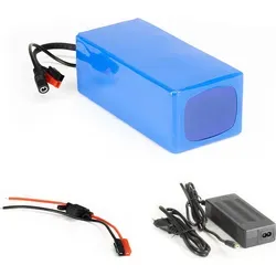 Lithium-Ionen Akku 36V 10Ah für E-Bikes und Scooter - Hochleistungs-Lithium-Ionen Akku 36V 10Ah mit BMS für Scooter und E-Bikes. Sicherer Betrieb dank Temperatur- und Überladeschutz. Ideal für lange Fahrten und hohe Leistungsanforderungen.