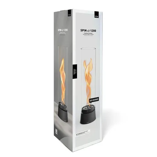 Höfats SPIN air 1200 Tischfeuer mattschwarz - Elegantes Tischfeuer in mattschwarz für stimmungsvolle Abende. Ideal für den Innen- und Außenbereich, sorgt es für eine gemütliche Atmosphäre.