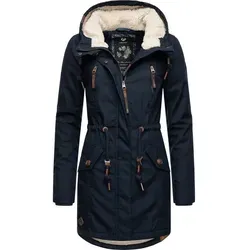 Stylischer Wintermantel RAGWEAR "Elsie" für Damen - Funktionsjacke mit warmem Teddyfleece-Futter, taillierter Passform und wasserabweisendem Material – ideal für kalte Tage!