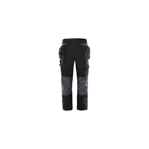 Fristads Handwerkerhose 288 FAS Größe D108 Schwarz - Arbeitshose & Bundhose mit CORDURA-verstärkten Taschen für höchste Strapazierfähigkeit und ergonomisch geformten Knietaschen für optimalen Komfort bei der Arbeit.