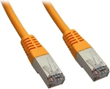CAT 5e Patchkabel, F/UTP, gelb Kupferkaschierter Aluminiumleiter (CCA)